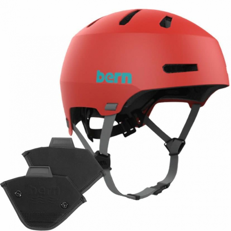 Helmet Bern (unisex) MACON 2.0 H2O red - L (59-62 cm)
