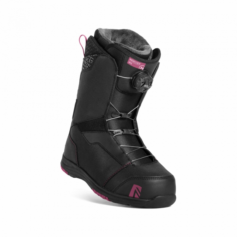 Buty snowboardowe damskie Nidecker 2019 Onyx Boa Coil Blk - 6.5