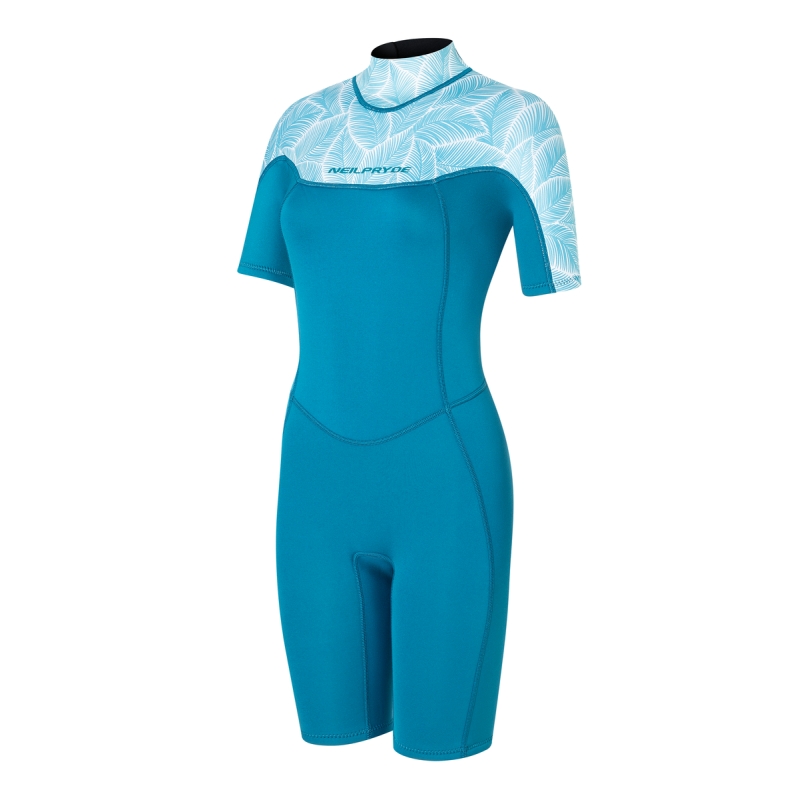 Pianka damska NeilPryde 2025 Spark S/S Shorty 2/2 BZ C2 blue - 40