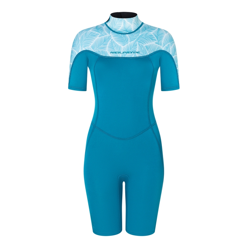 Pianka damska NeilPryde 2025 Spark S/S Shorty 2/2 BZ C2 blue - 40