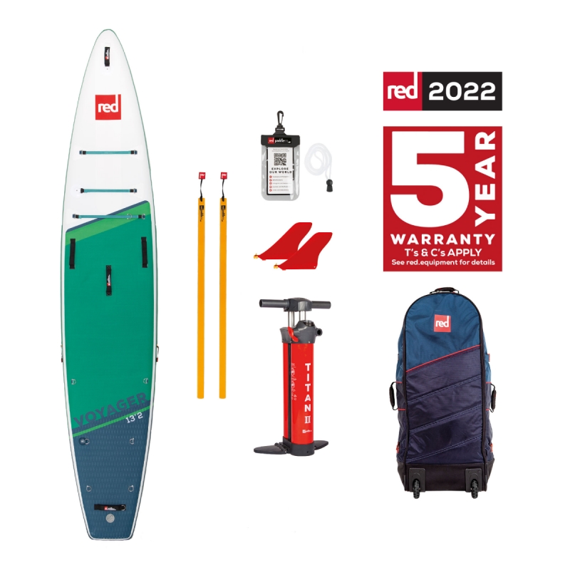 Air SUP Red Paddle Co 2022 Touring Voyager Plus - 13.2