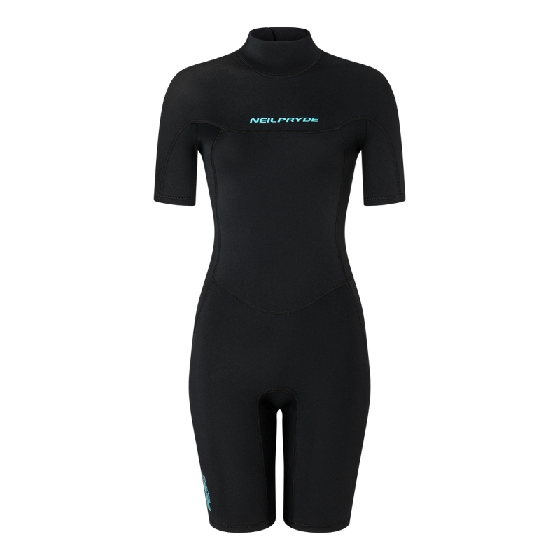 Pianka damska NeilPryde 2025 Spark S/S Shorty 2/2 BZ C1 blk-34