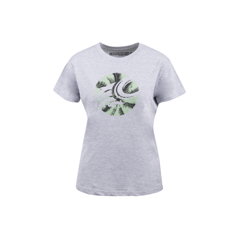 Koszulka damska Cabrinha Womens T-Shirt Palm C heather grey XS