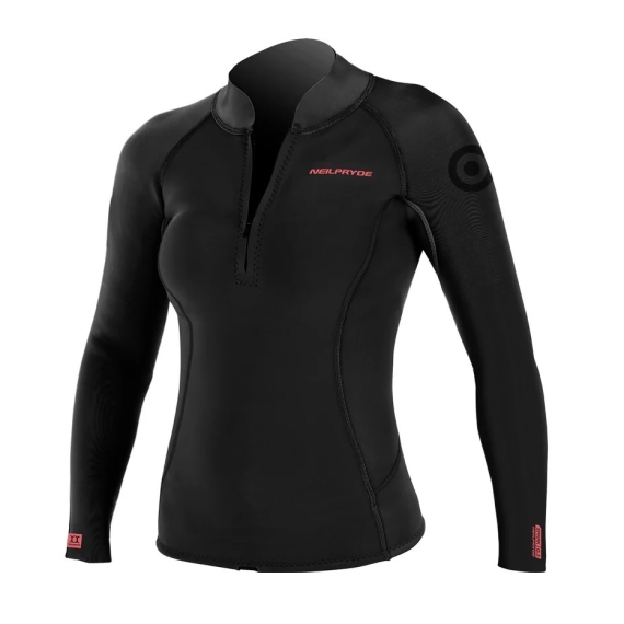 Docieplacz damski NeilPryde Spark Top C1 black teal - M Docieplacz damski NeilPryde Spark Top C1 black teal - M
