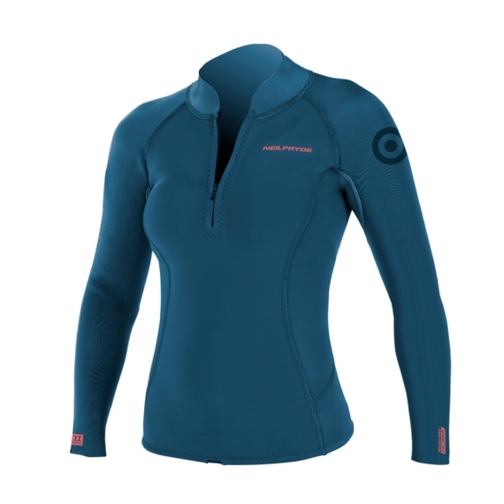 Docieplacz damski NeilPryde Spark Top C2 petrol blue - L