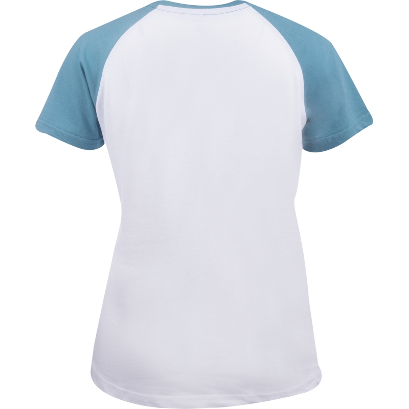 T-Shirt damski JP-Australia white peacock blue - S