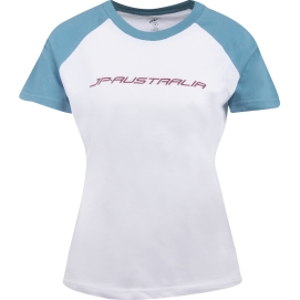 T-Shirt damski JP-Australia white peacock blue - S