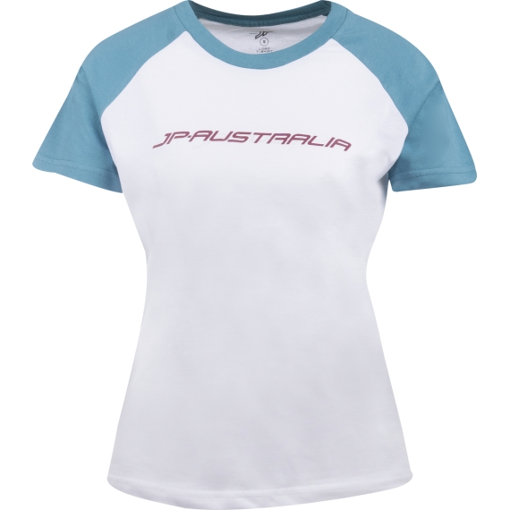 T-Shirt damski JP-Australia white peacock blue - S