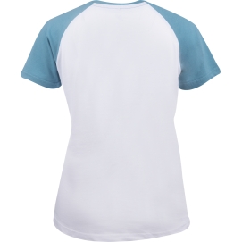 T-Shirt damski JP-Australia white peacock blue - M