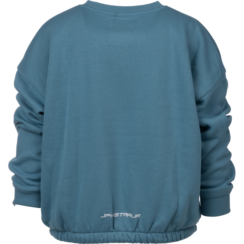 Bluza damska JP-Australia Sweater white peacock blue - L