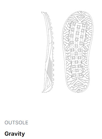 Outsole, Gravity