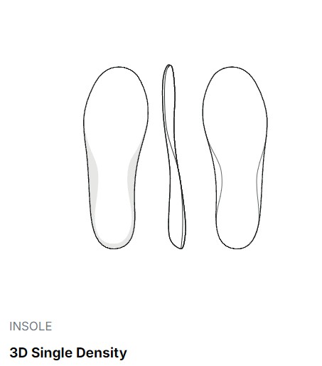 Insole - 3D Single Density