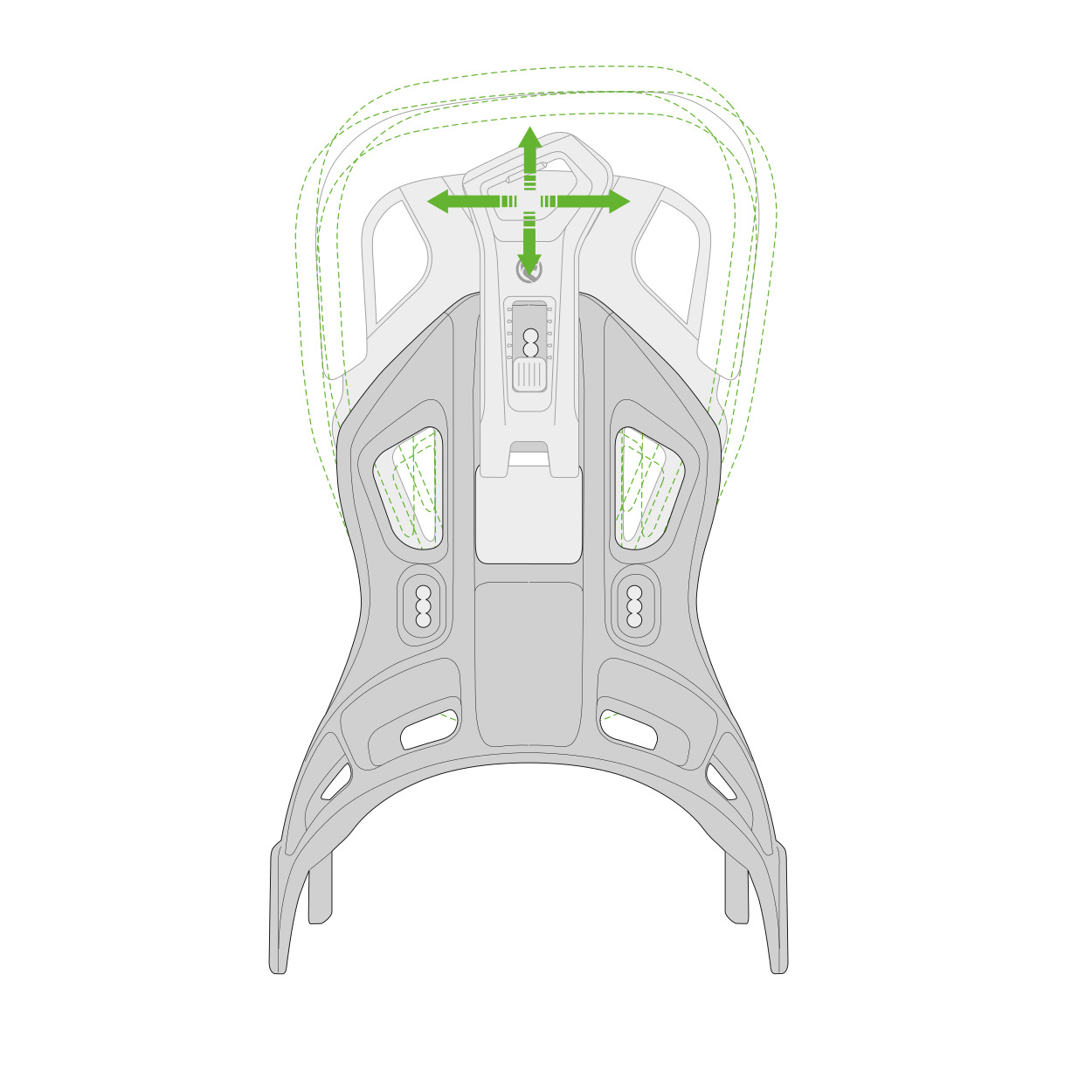 ŁYŻKA ASYM UNIBACK AXIS
