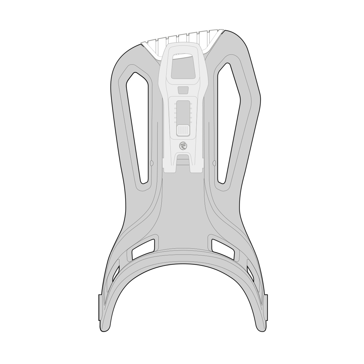 ŁYŻKA ASYM UNIBACK AXIS