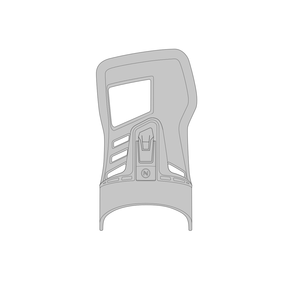 ŁYŻKA ASYM C6-HIGHBACK